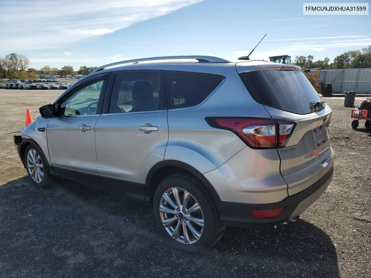 2017 Ford Escape Titanium VIN: 1FMCU9JDXHUA31599 Lot: 76625404