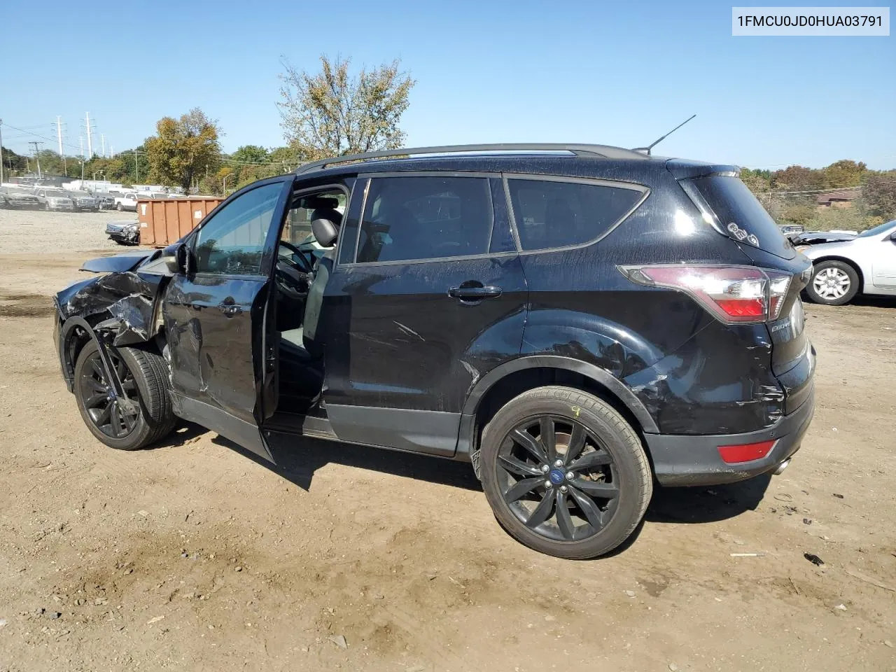 2017 Ford Escape Titanium VIN: 1FMCU0JD0HUA03791 Lot: 76637494