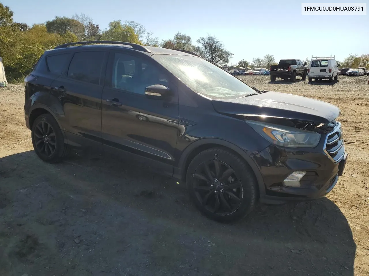 2017 Ford Escape Titanium VIN: 1FMCU0JD0HUA03791 Lot: 76637494