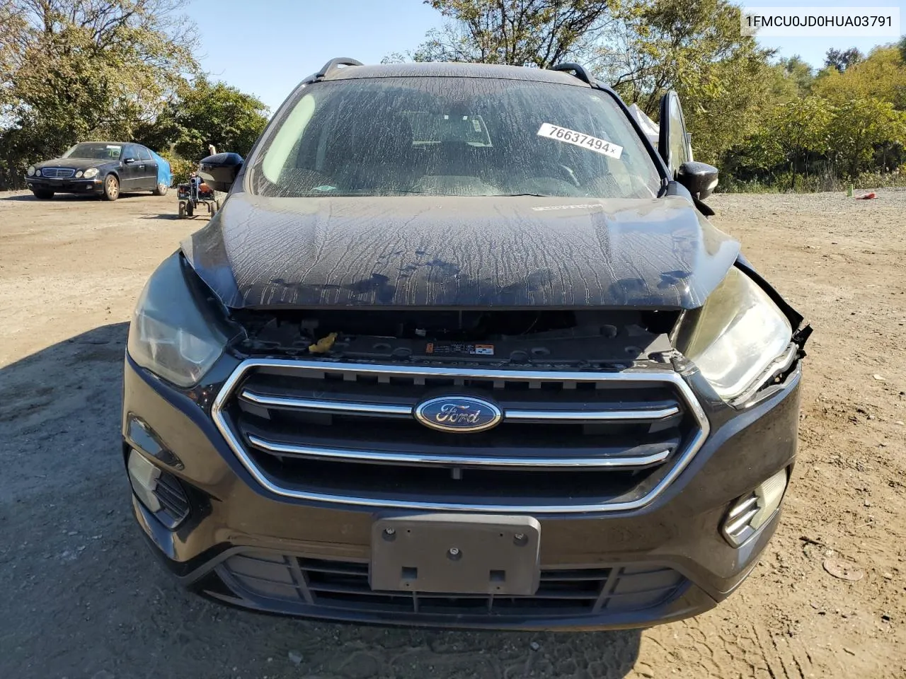 2017 Ford Escape Titanium VIN: 1FMCU0JD0HUA03791 Lot: 76637494