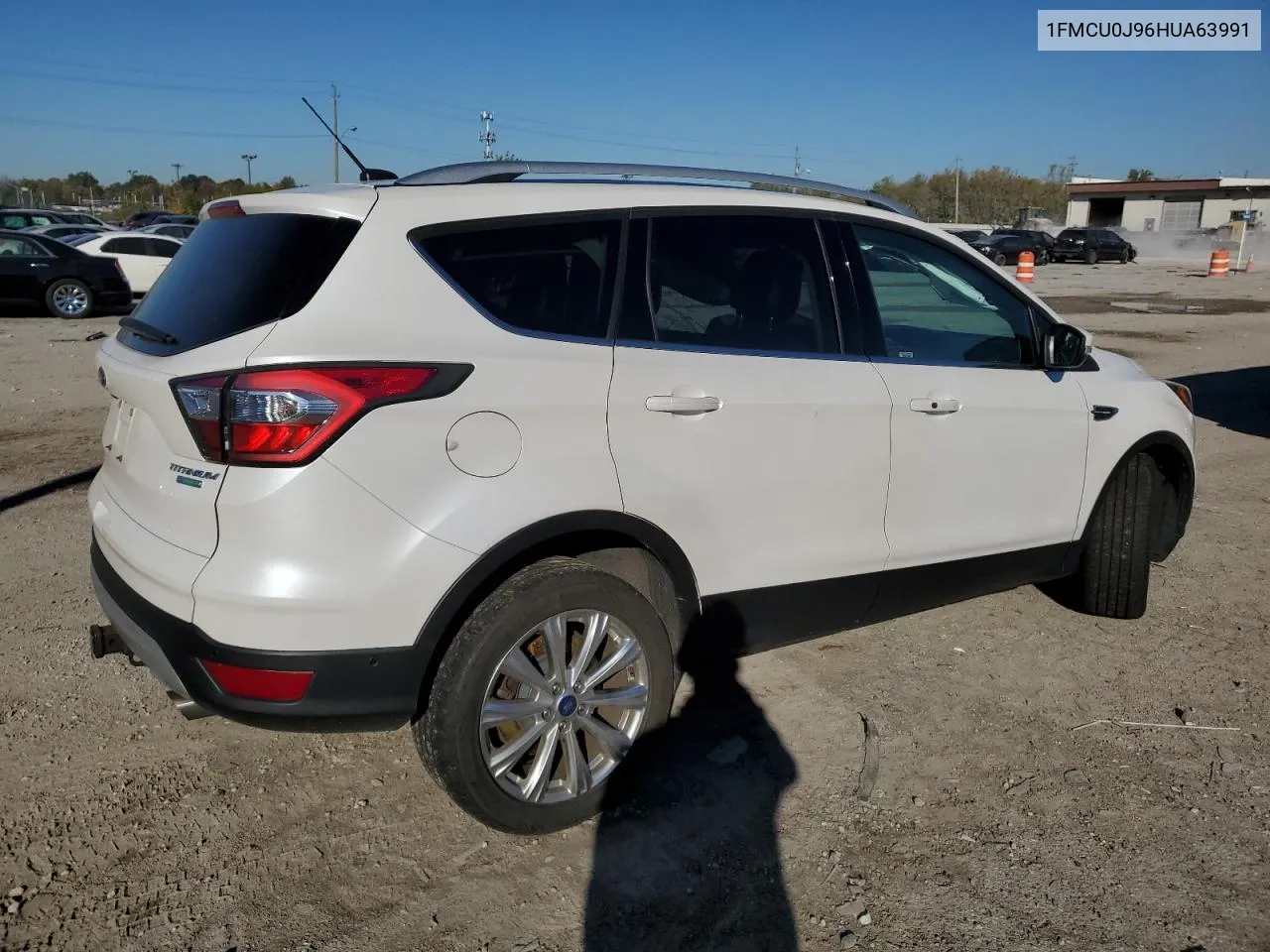 2017 Ford Escape Titanium VIN: 1FMCU0J96HUA63991 Lot: 76723674