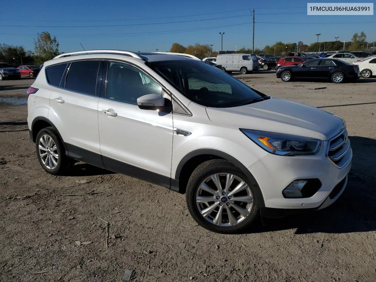 2017 Ford Escape Titanium VIN: 1FMCU0J96HUA63991 Lot: 76723674