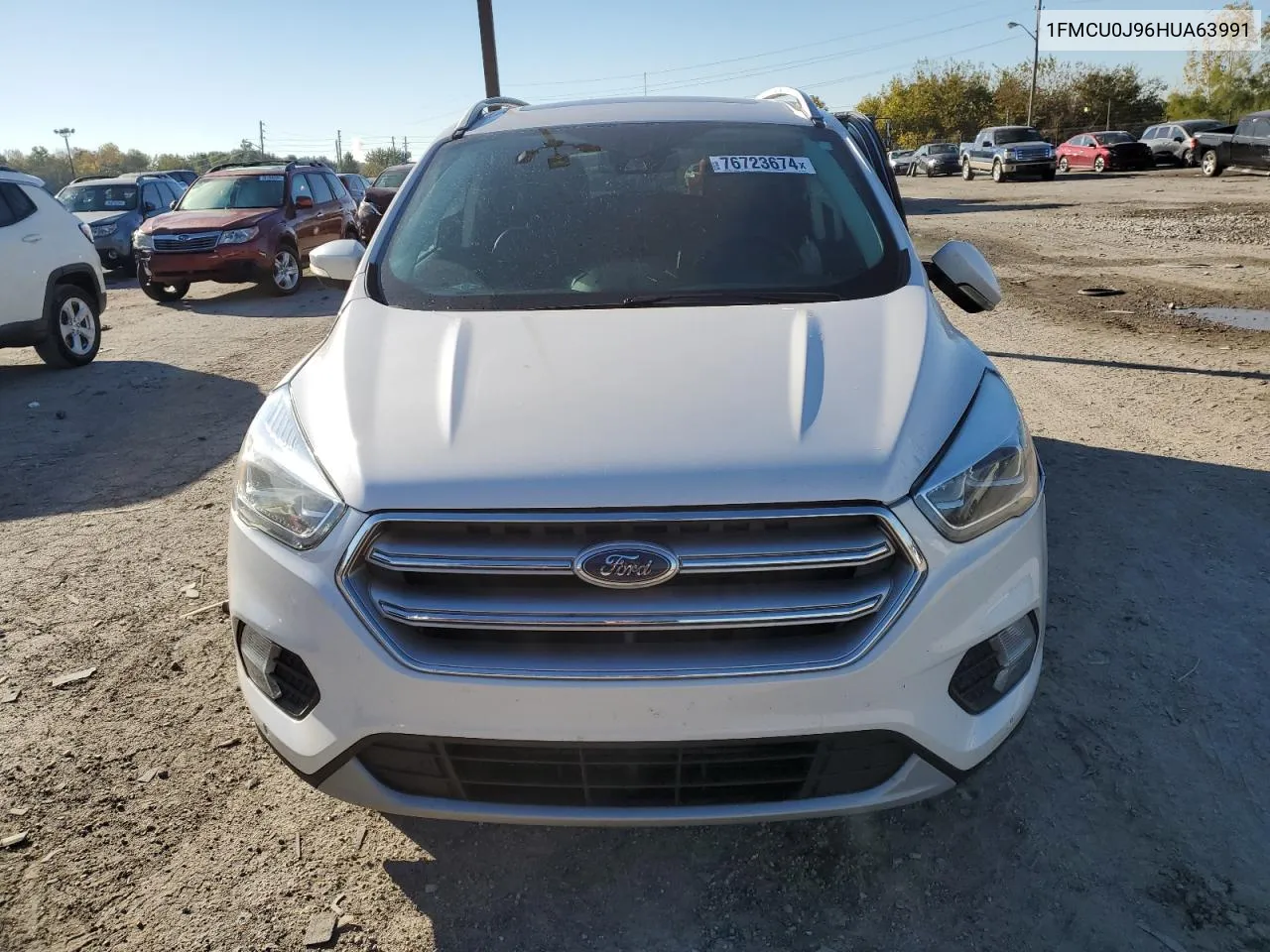 2017 Ford Escape Titanium VIN: 1FMCU0J96HUA63991 Lot: 76723674