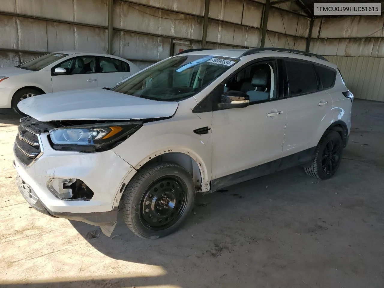 2017 Ford Escape Titanium VIN: 1FMCU0J99HUC51615 Lot: 76734134