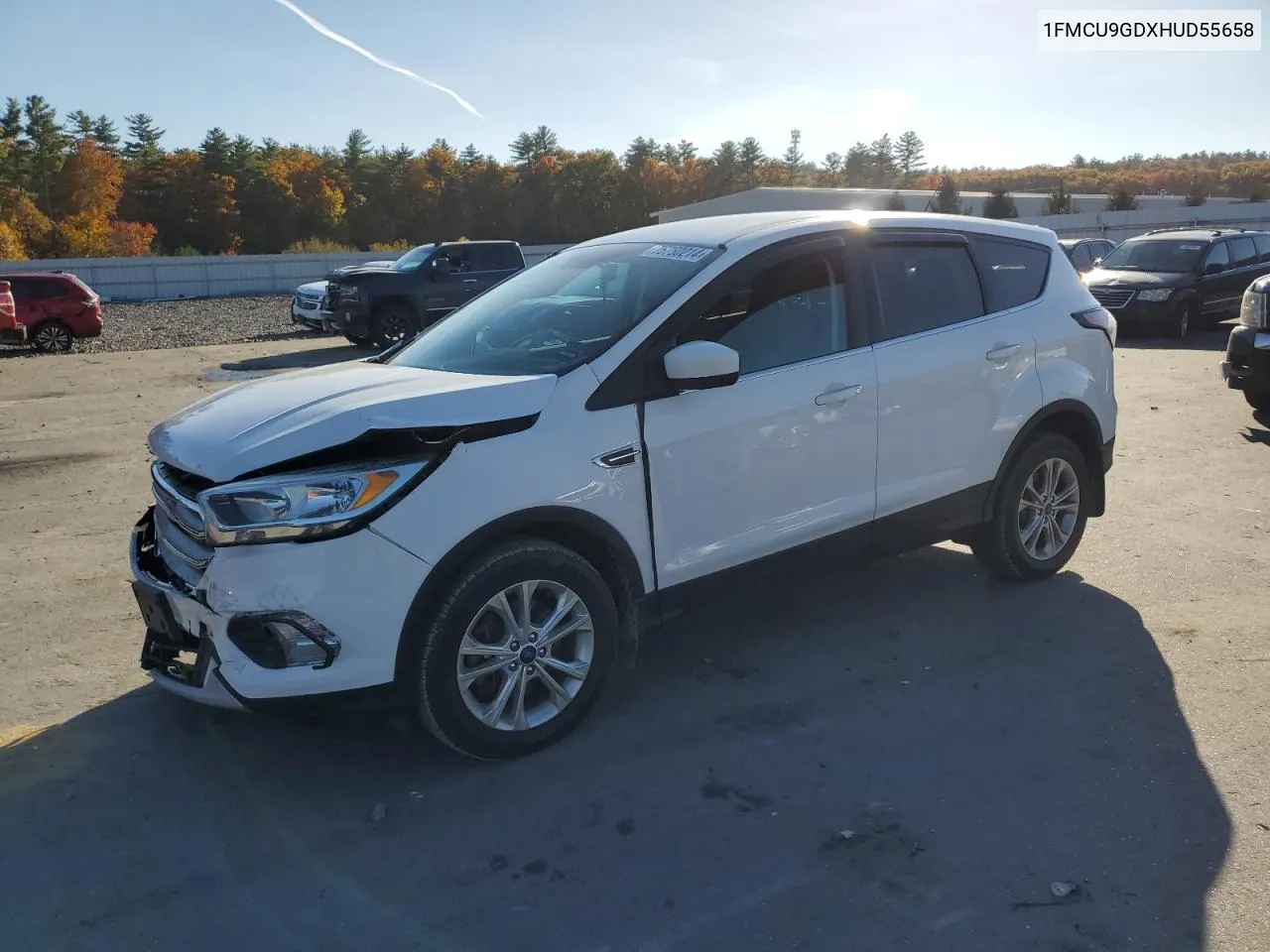 2017 Ford Escape Se VIN: 1FMCU9GDXHUD55658 Lot: 76760214