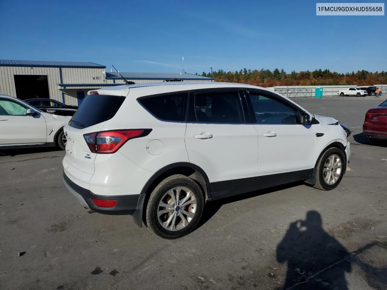 2017 Ford Escape Se VIN: 1FMCU9GDXHUD55658 Lot: 76760214