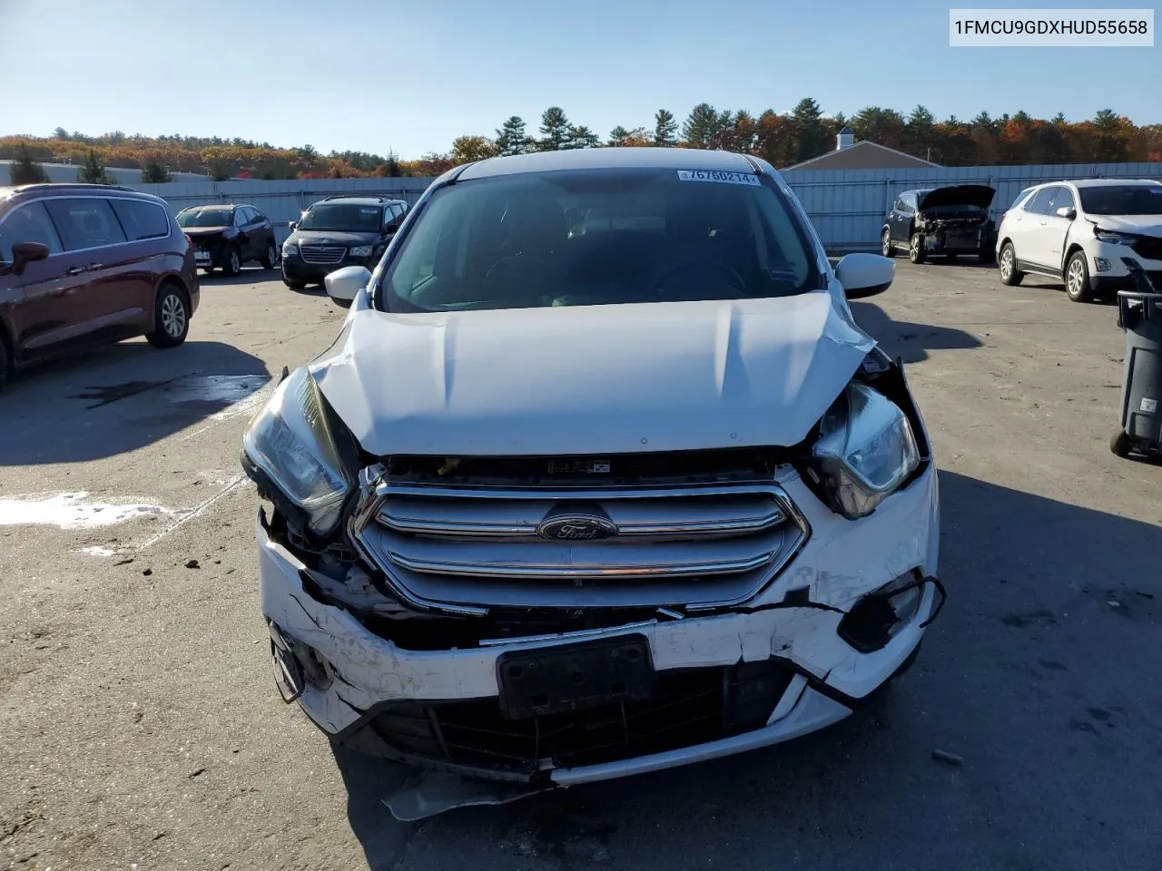 2017 Ford Escape Se VIN: 1FMCU9GDXHUD55658 Lot: 76760214