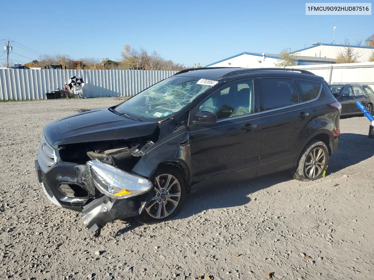 2017 Ford Escape Se VIN: 1FMCU9G92HUD87516 Lot: 76763954