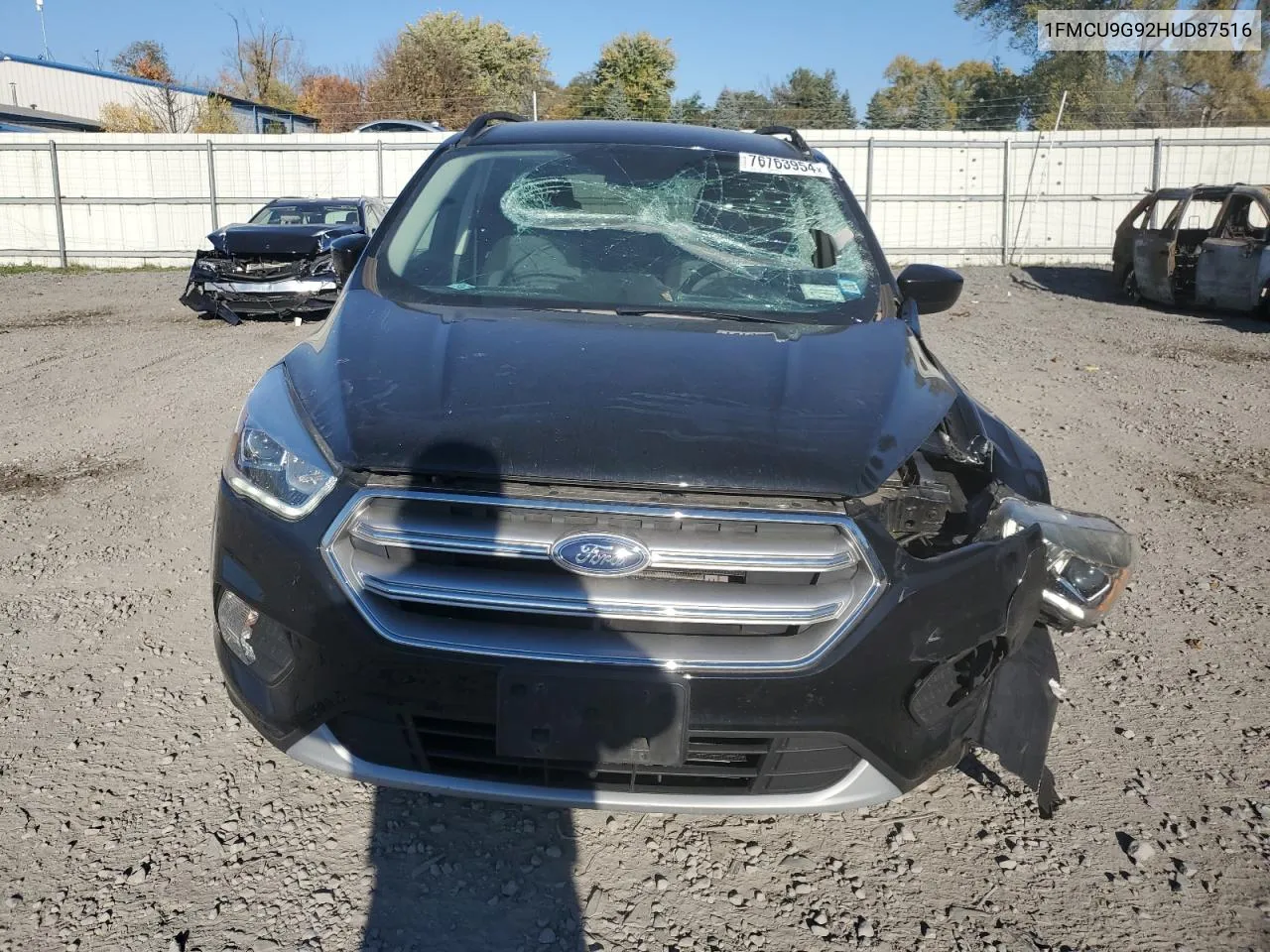 2017 Ford Escape Se VIN: 1FMCU9G92HUD87516 Lot: 76763954