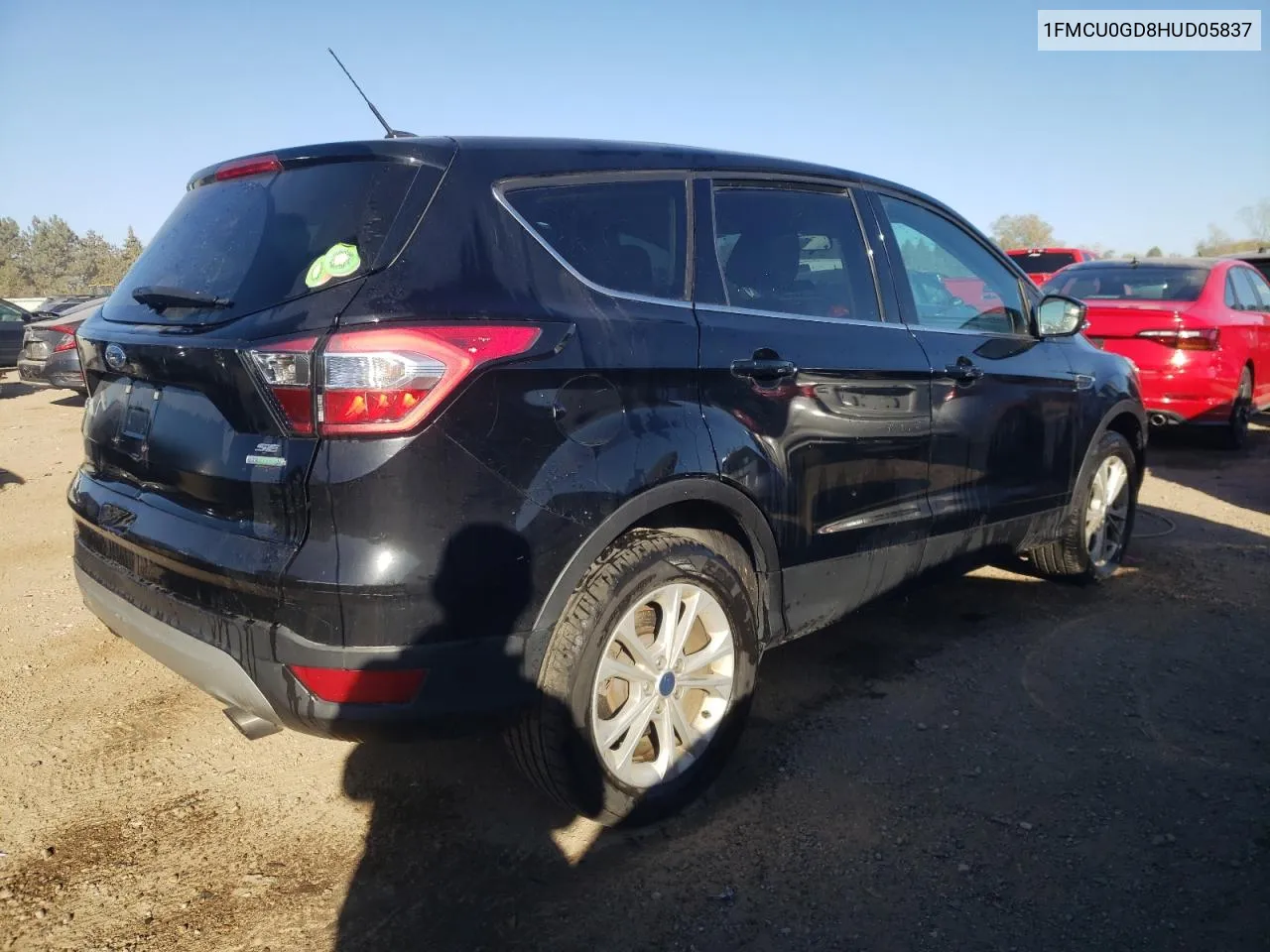 2017 Ford Escape Se VIN: 1FMCU0GD8HUD05837 Lot: 76797274