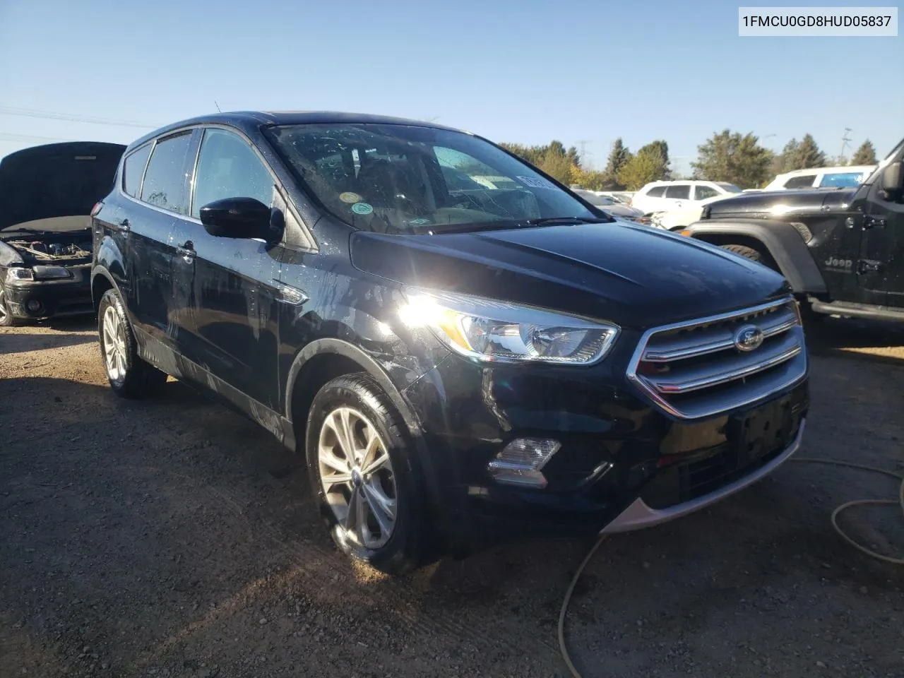 2017 Ford Escape Se VIN: 1FMCU0GD8HUD05837 Lot: 76797274