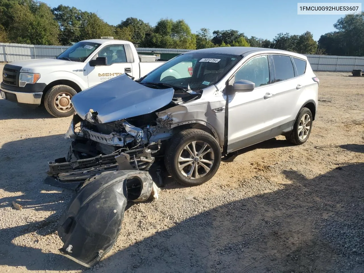 2017 Ford Escape Se VIN: 1FMCU0G92HUE53607 Lot: 76814784