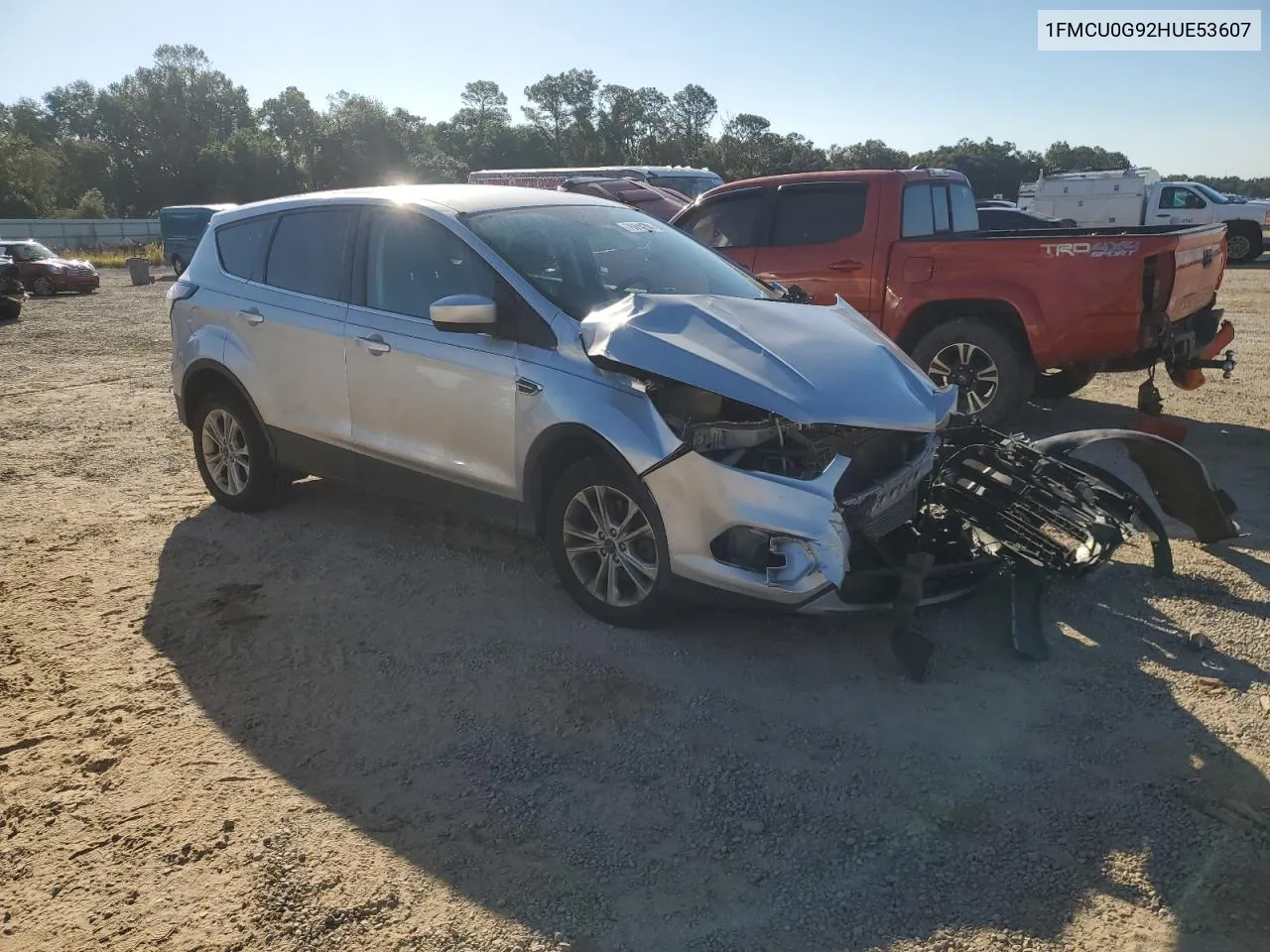 2017 Ford Escape Se VIN: 1FMCU0G92HUE53607 Lot: 76814784