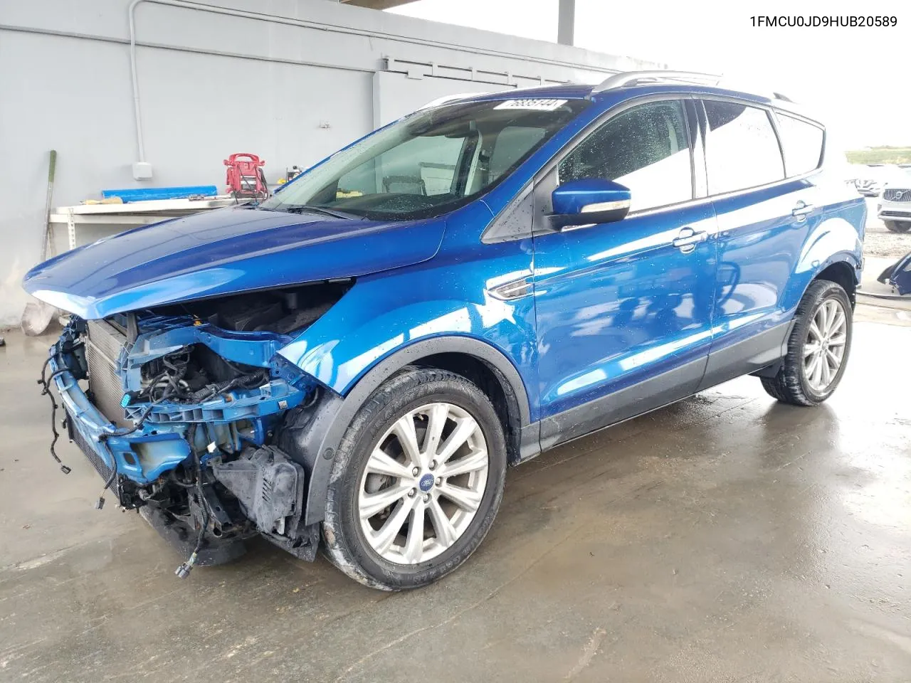 2017 Ford Escape Titanium VIN: 1FMCU0JD9HUB20589 Lot: 76835144