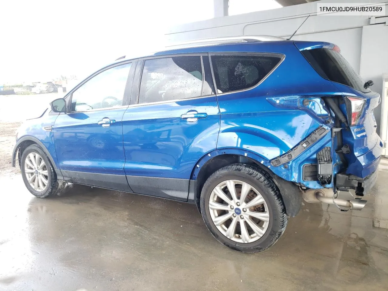 2017 Ford Escape Titanium VIN: 1FMCU0JD9HUB20589 Lot: 76835144