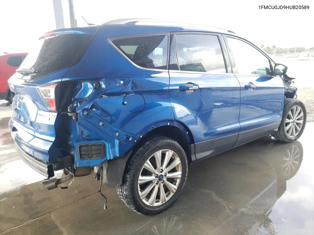 2017 Ford Escape Titanium VIN: 1FMCU0JD9HUB20589 Lot: 76835144