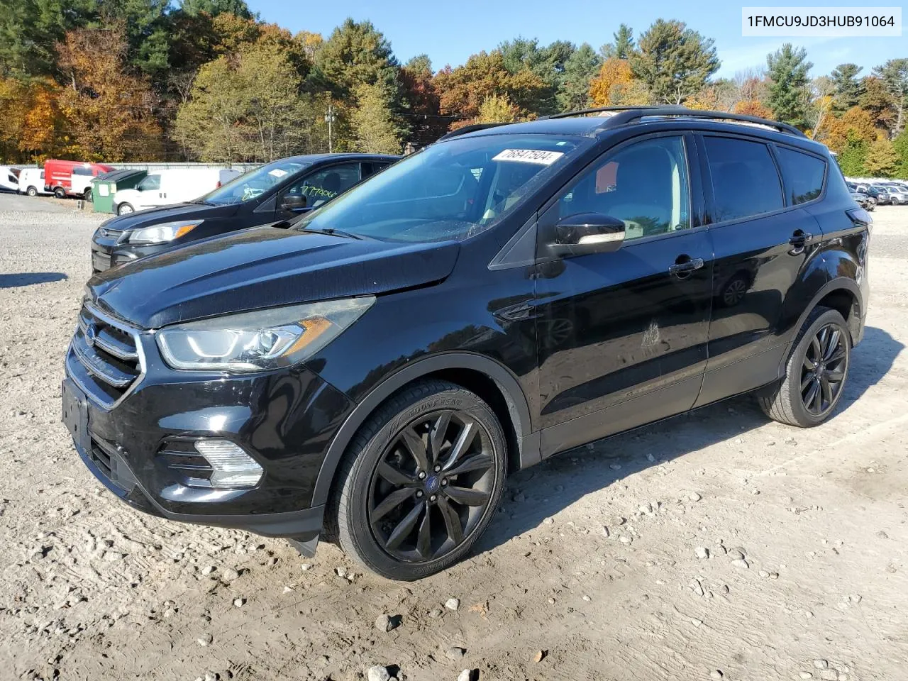 2017 Ford Escape Titanium VIN: 1FMCU9JD3HUB91064 Lot: 76847504