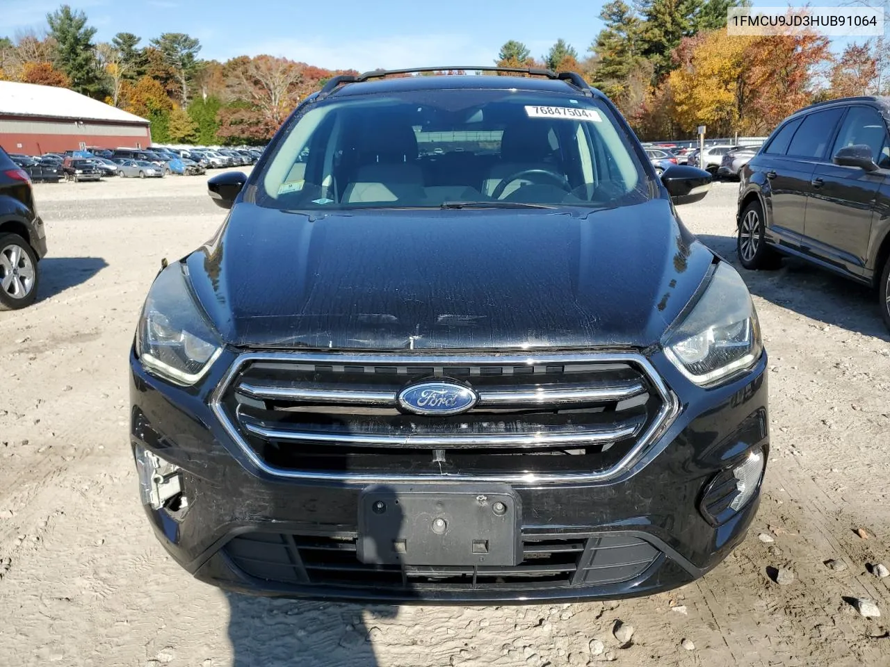 2017 Ford Escape Titanium VIN: 1FMCU9JD3HUB91064 Lot: 76847504