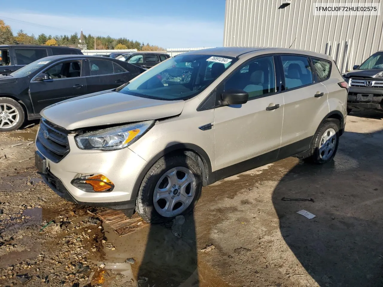 2017 Ford Escape S VIN: 1FMCU0F72HUE02575 Lot: 76891264