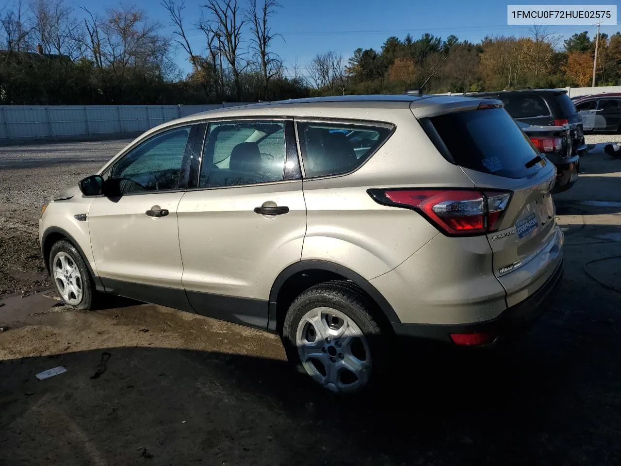 2017 Ford Escape S VIN: 1FMCU0F72HUE02575 Lot: 76891264