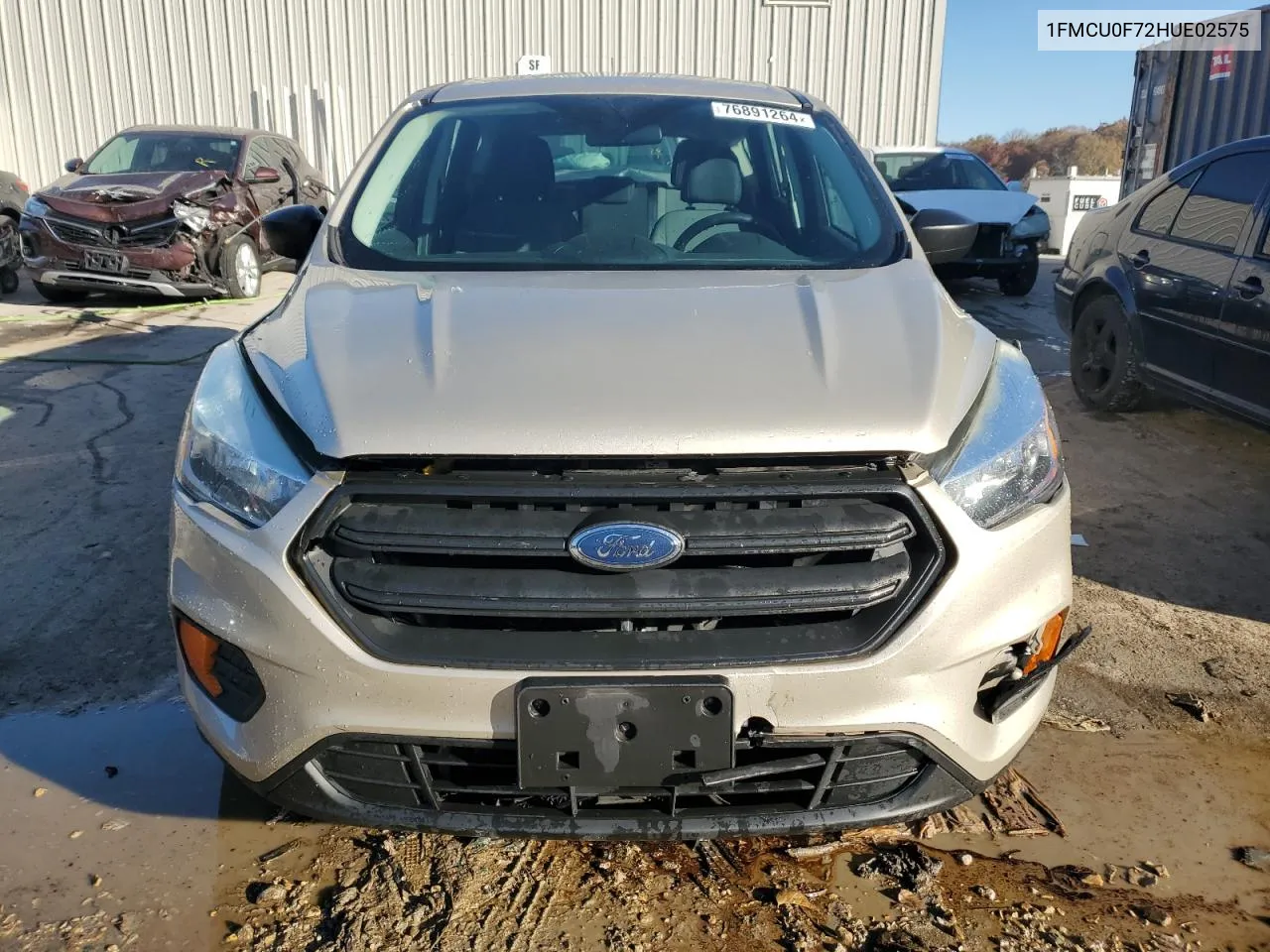 1FMCU0F72HUE02575 2017 Ford Escape S