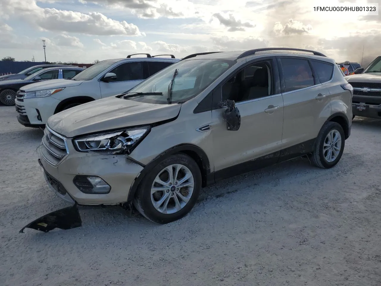 2017 Ford Escape Se VIN: 1FMCU0GD9HUB01323 Lot: 76900614