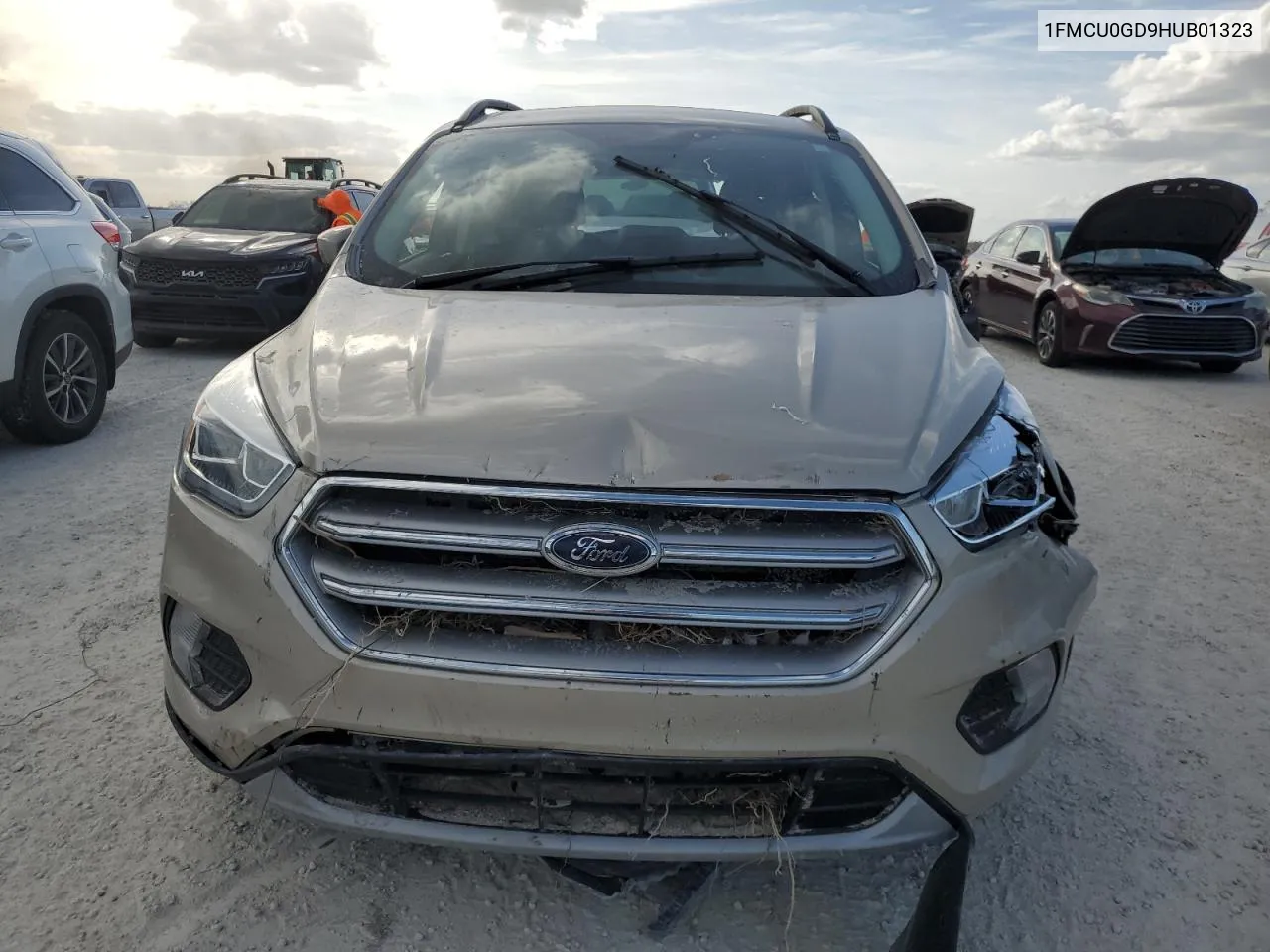 2017 Ford Escape Se VIN: 1FMCU0GD9HUB01323 Lot: 76900614