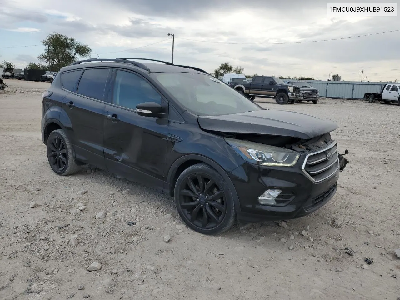 2017 Ford Escape Titanium VIN: 1FMCU0J9XHUB91523 Lot: 76909744