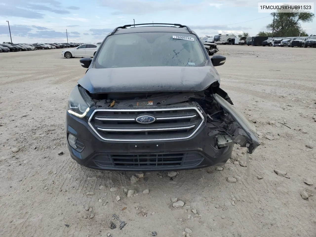 2017 Ford Escape Titanium VIN: 1FMCU0J9XHUB91523 Lot: 76909744