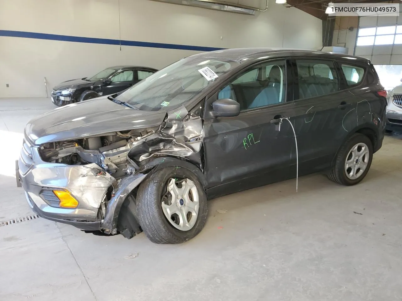 2017 Ford Escape S VIN: 1FMCU0F76HUD49573 Lot: 76932274