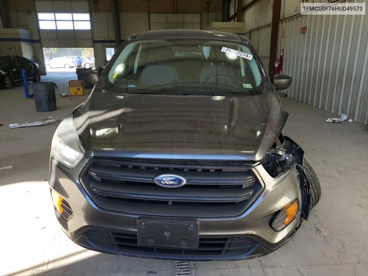 2017 Ford Escape S VIN: 1FMCU0F76HUD49573 Lot: 76932274