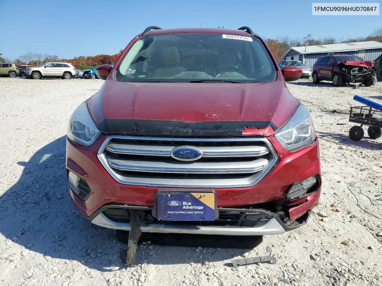 2017 Ford Escape Se VIN: 1FMCU9G96HUD70847 Lot: 76975754