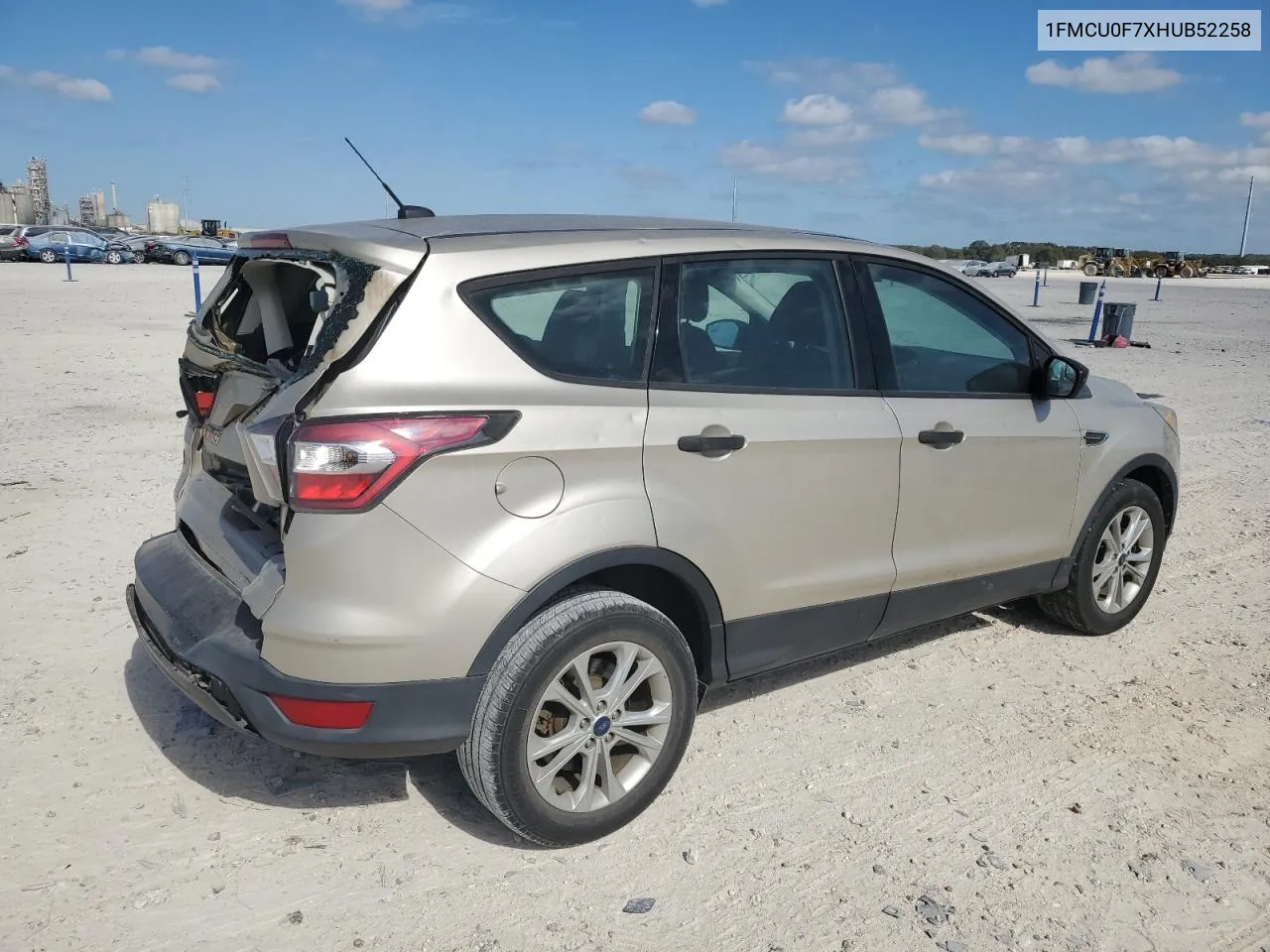 2017 Ford Escape S VIN: 1FMCU0F7XHUB52258 Lot: 76980694