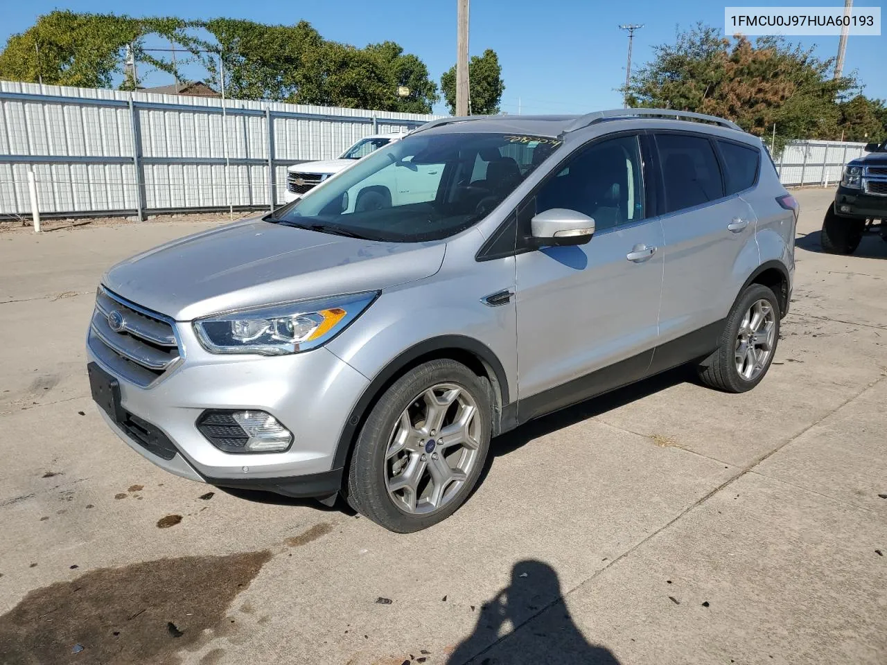 2017 Ford Escape Titanium VIN: 1FMCU0J97HUA60193 Lot: 76982074