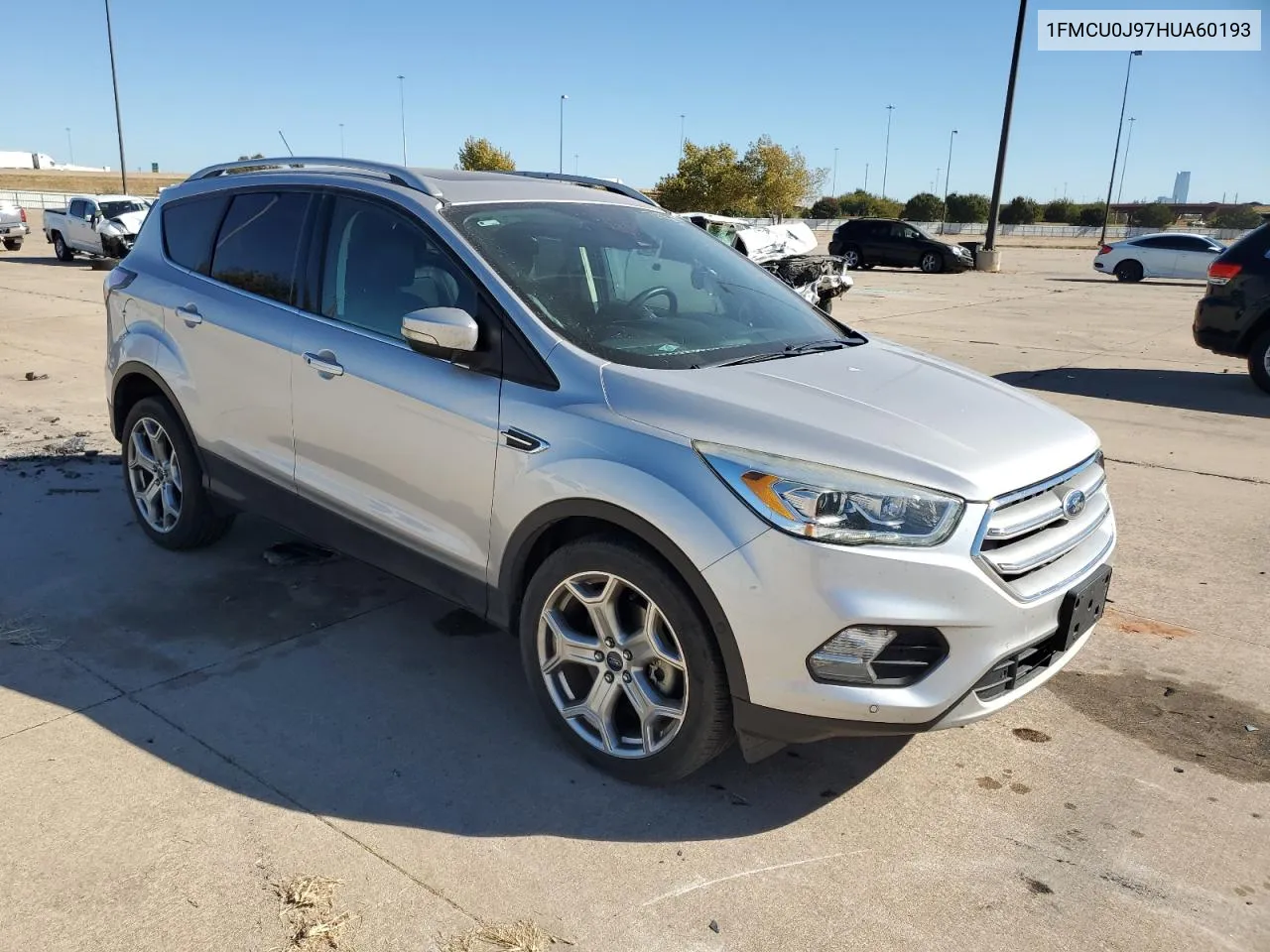 2017 Ford Escape Titanium VIN: 1FMCU0J97HUA60193 Lot: 76982074