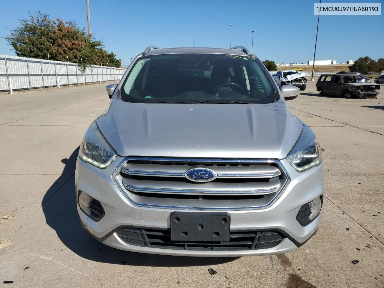 2017 Ford Escape Titanium VIN: 1FMCU0J97HUA60193 Lot: 76982074