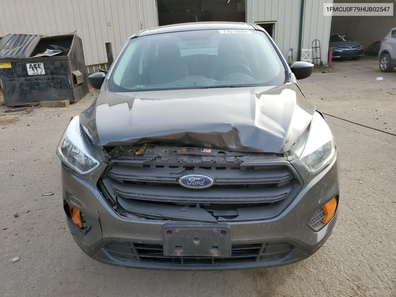 2017 Ford Escape S VIN: 1FMCU0F79HUB02547 Lot: 77014894