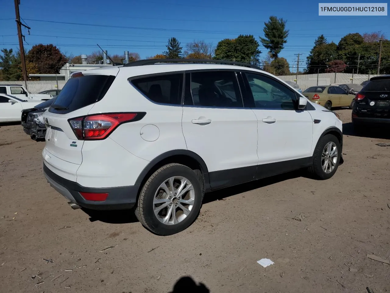 2017 Ford Escape Se VIN: 1FMCU0GD1HUC12108 Lot: 77068394