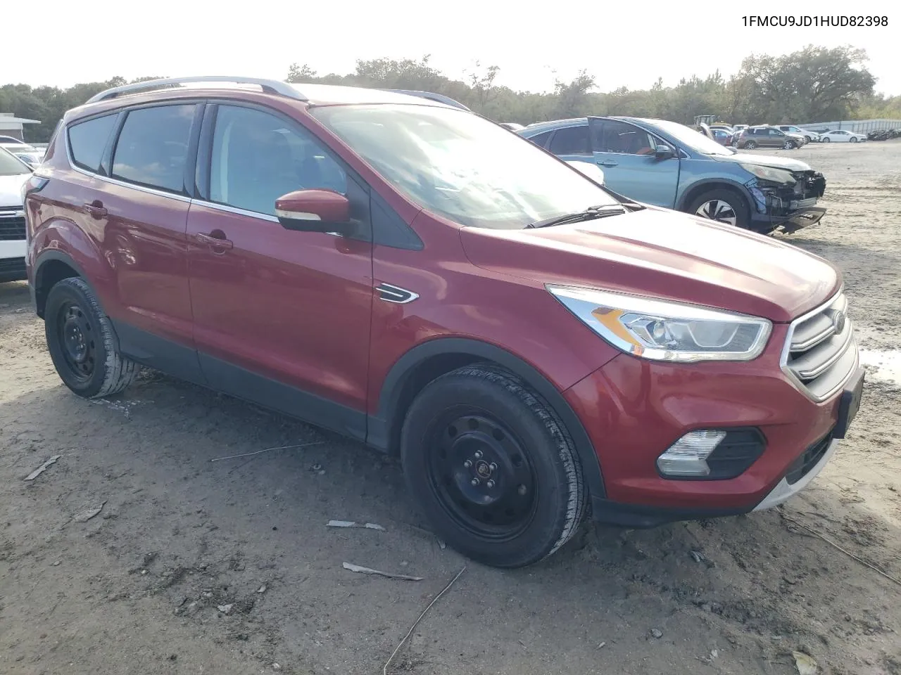 2017 Ford Escape Titanium VIN: 1FMCU9JD1HUD82398 Lot: 77112644