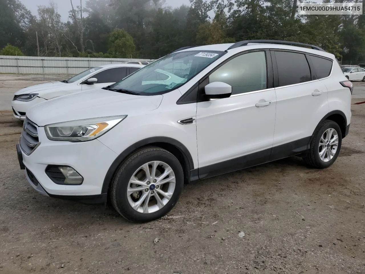 2017 Ford Escape Se VIN: 1FMCU0GD9HUA54715 Lot: 77139354