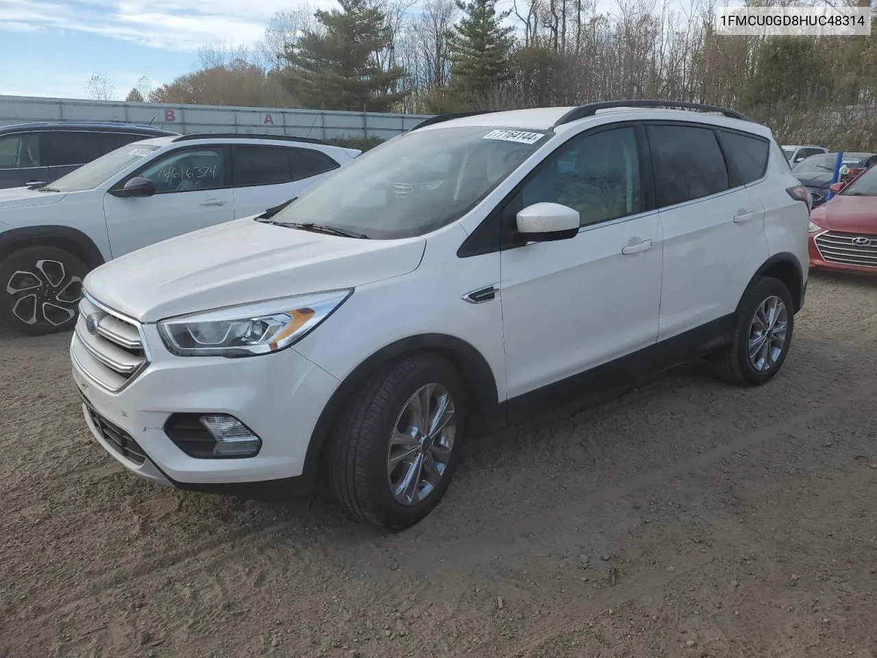 2017 Ford Escape Se VIN: 1FMCU0GD8HUC48314 Lot: 77164144