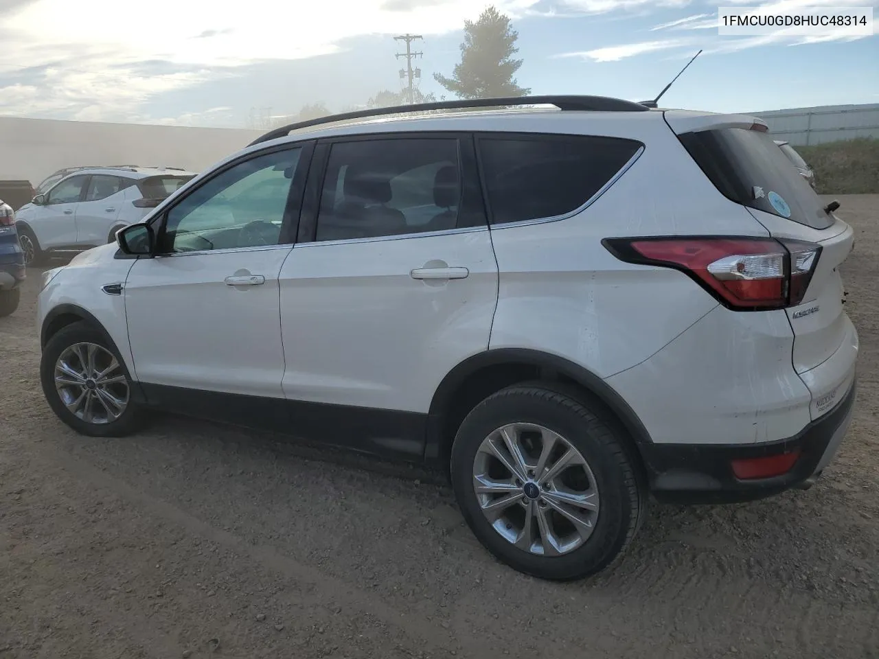 2017 Ford Escape Se VIN: 1FMCU0GD8HUC48314 Lot: 77164144