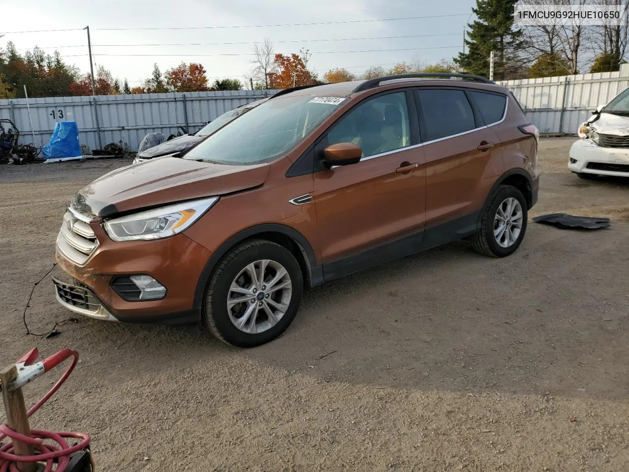 2017 Ford Escape Se VIN: 1FMCU9G92HUE10650 Lot: 77170474