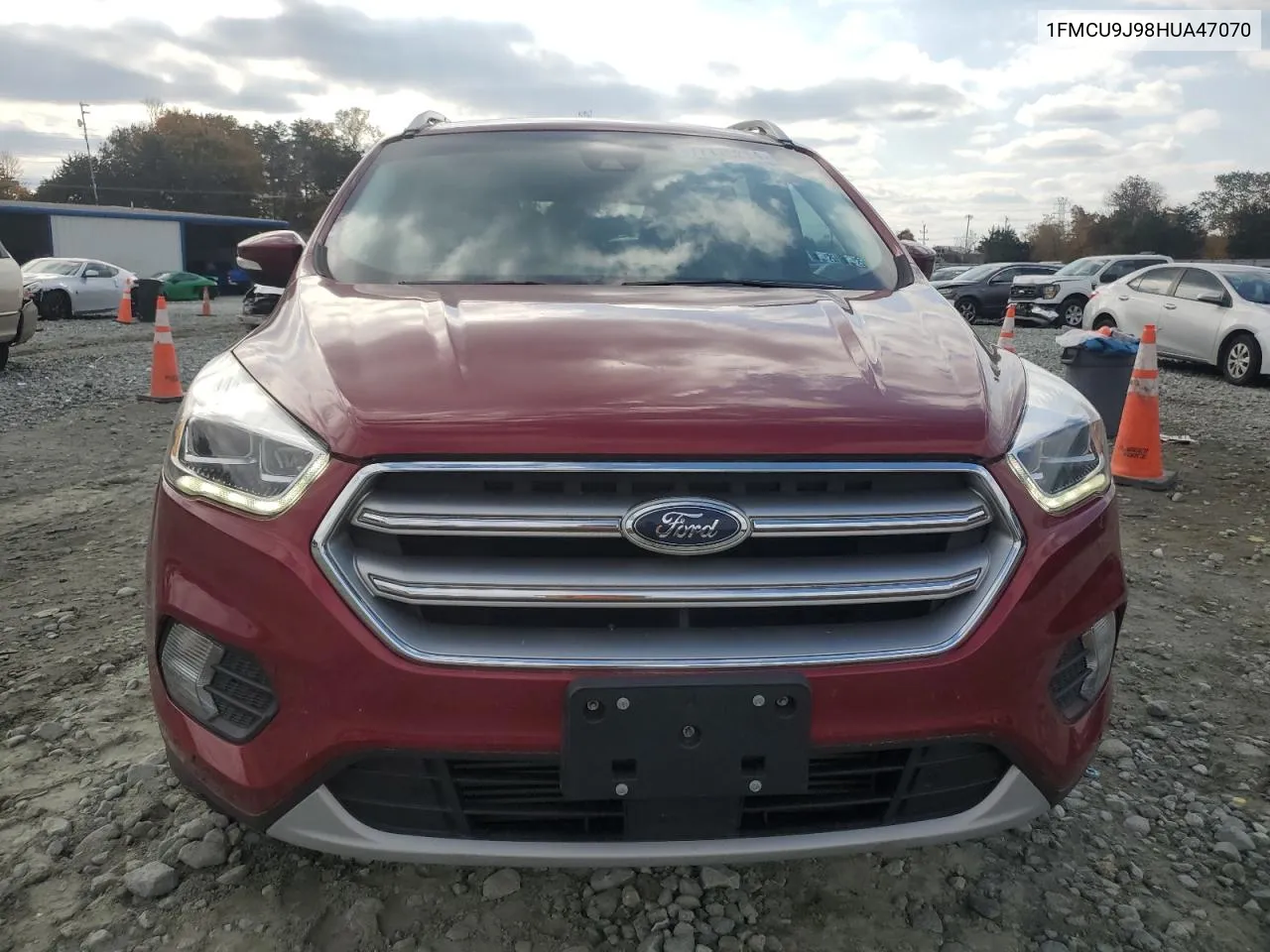 2017 Ford Escape Titanium VIN: 1FMCU9J98HUA47070 Lot: 77176254