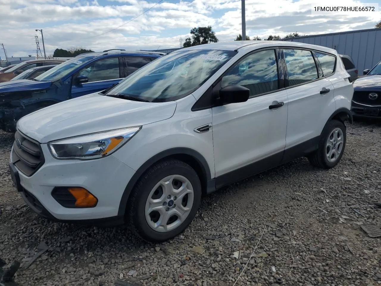 2017 Ford Escape S VIN: 1FMCU0F78HUE66572 Lot: 77212274