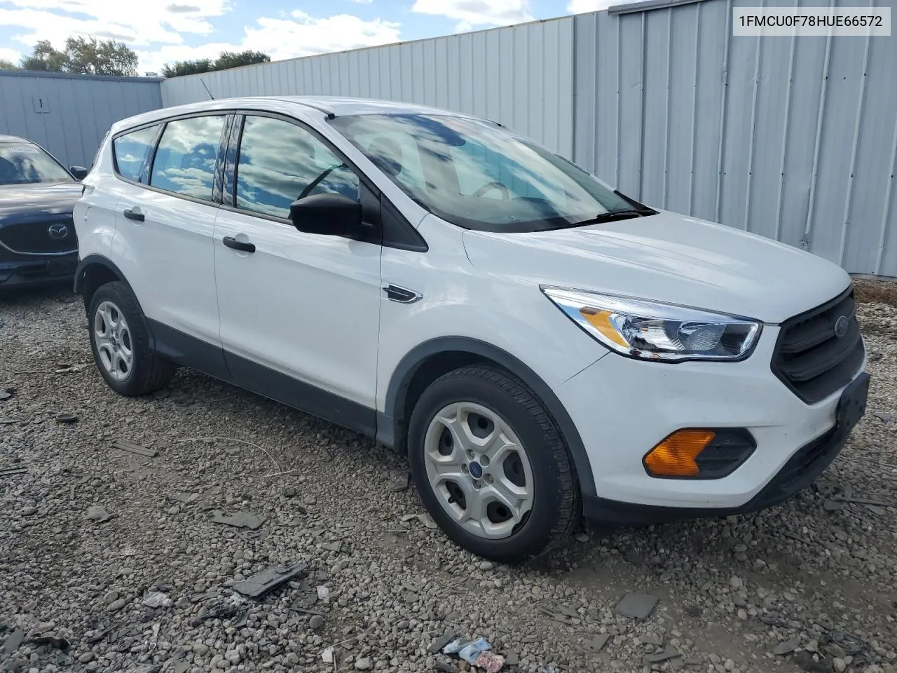 2017 Ford Escape S VIN: 1FMCU0F78HUE66572 Lot: 77212274