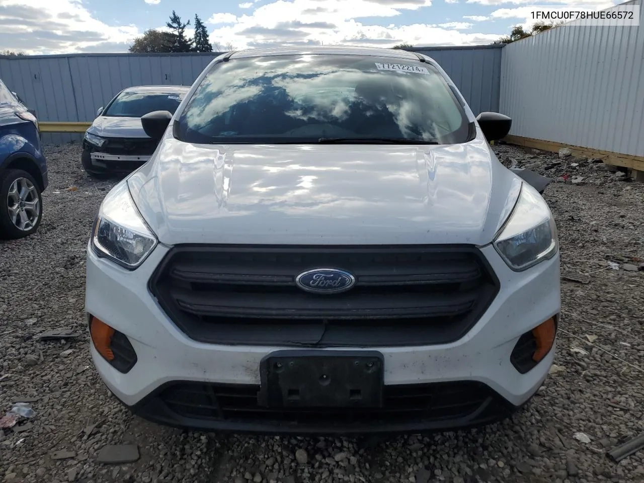 2017 Ford Escape S VIN: 1FMCU0F78HUE66572 Lot: 77212274