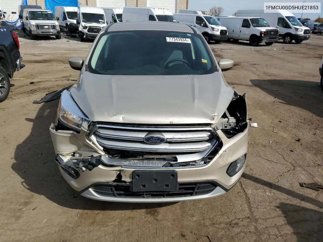 2017 Ford Escape Se VIN: 1FMCU0GD5HUE21853 Lot: 77343934