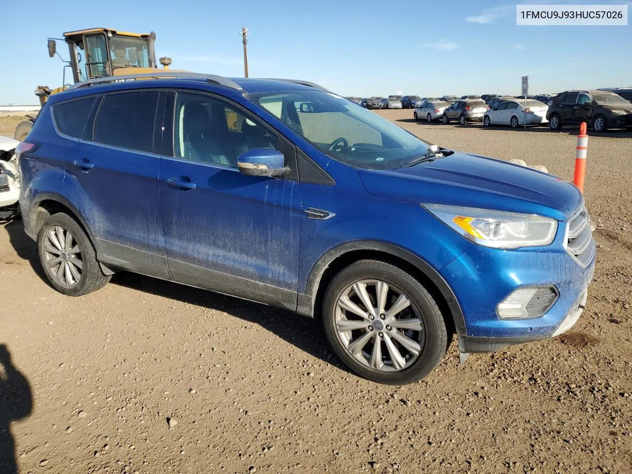 2017 Ford Escape Titanium VIN: 1FMCU9J93HUC57026 Lot: 77376564