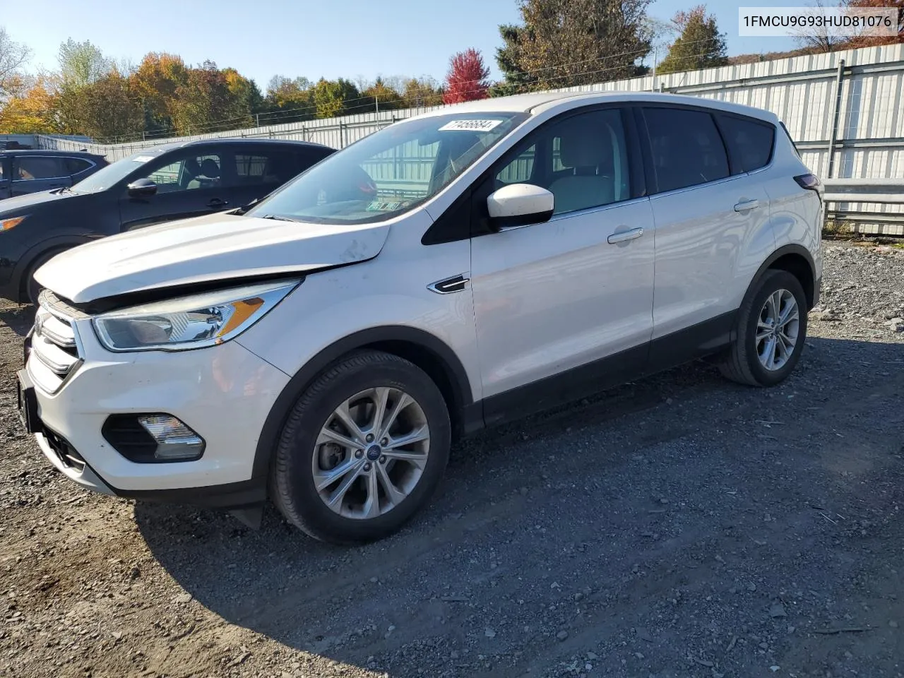 2017 Ford Escape Se VIN: 1FMCU9G93HUD81076 Lot: 77456684